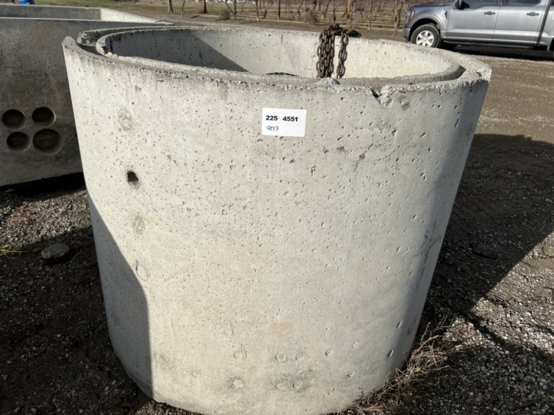 Concrete Manhole Chamber Rings, Qty. 3