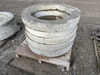Assorted Concrete Riser Rings & Squares