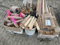 Assorted Wood Stakes & Wood Pieces