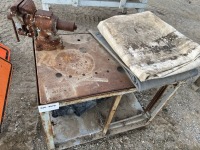 Work Bench w/Mounted Vice Grip