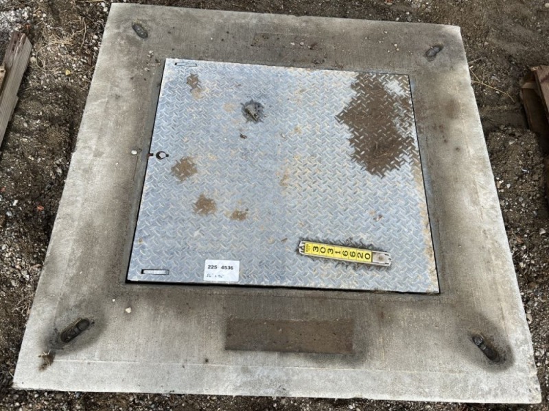 Concrete Frame w/Metal Access Panel