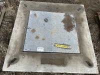 Concrete Frame w/Metal Access Panel