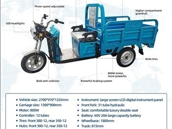 2025 IR IRET13 Tricycle Golf Cart