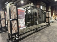 2025 EarthyGrounds Stone Column Driveway Gate