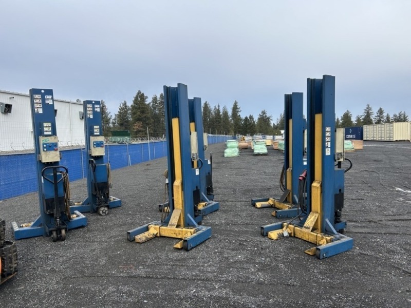 PKS PKMC-18-6 Auto Lift Columns, Qty. 6