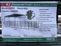 2025 AllMetal K2039 Modular Livestock Shelter
