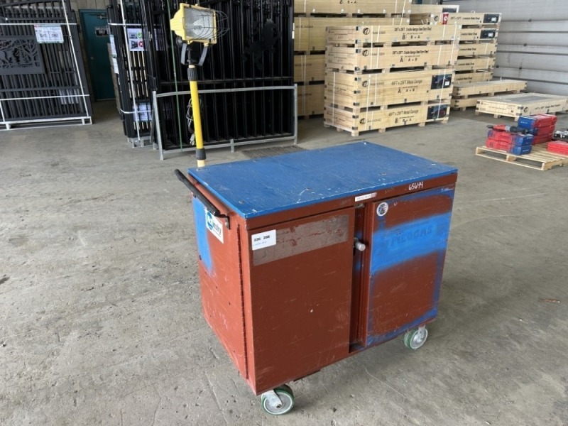 JOBOX Tool Cart w/Fork Pockets
