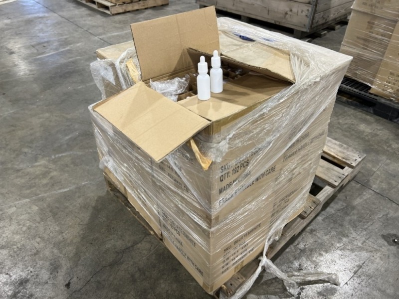 Frosted Glass Tincture Bottles w/Lids