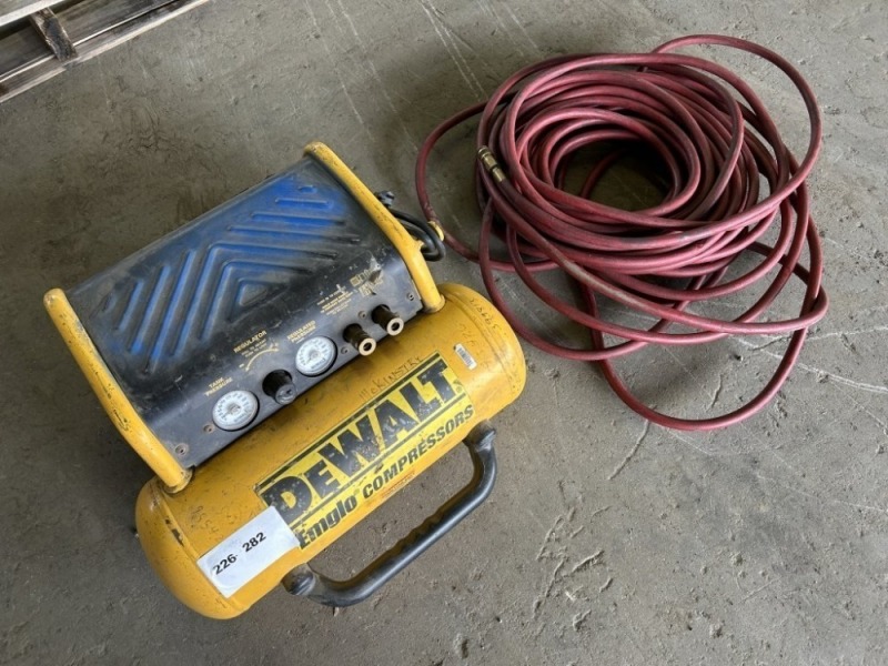 Dewalt Emglo Air Compressor w/Hose