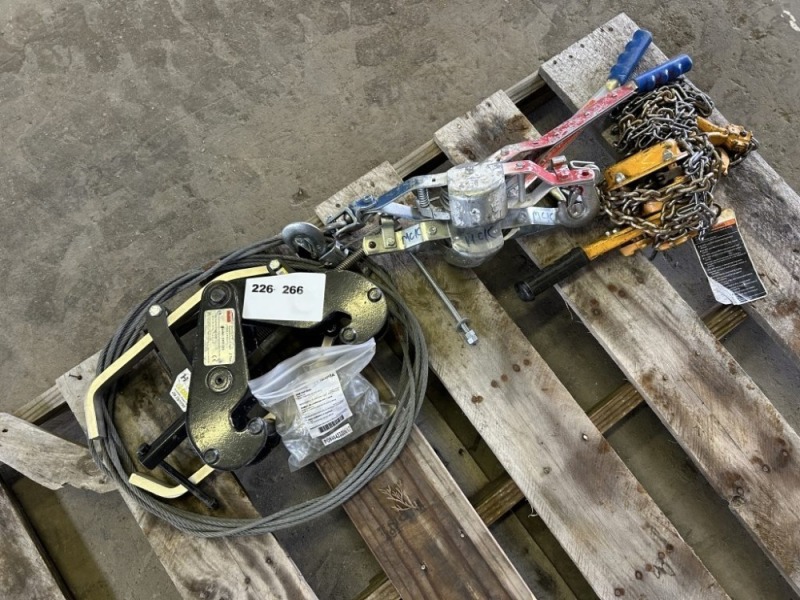Chain Hoist, Pipe Clamp & Cable Pullers