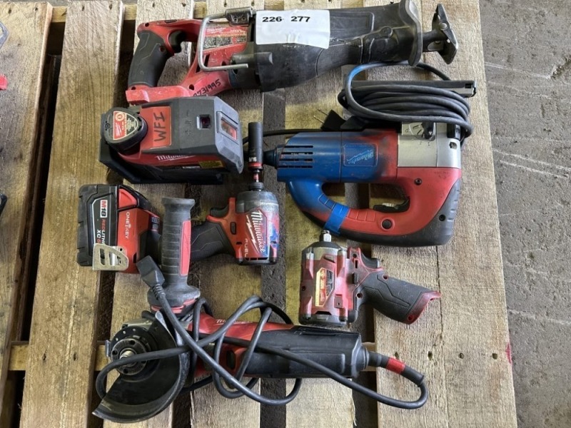 Assorted Milwaukee Power Tools