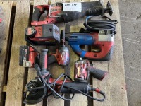 Assorted Milwaukee Power Tools