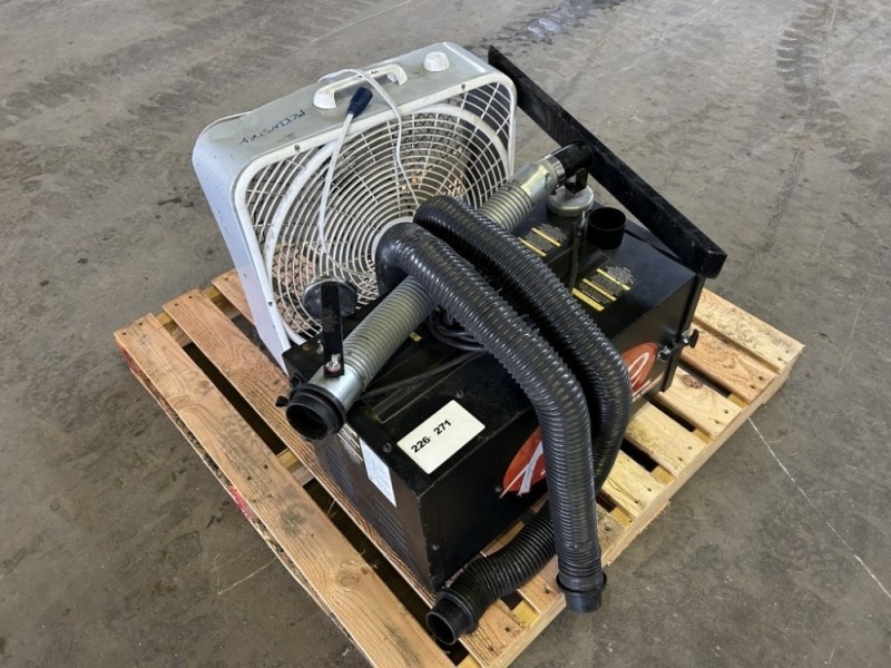 ACE Welding Fume Extractor & Box Fan