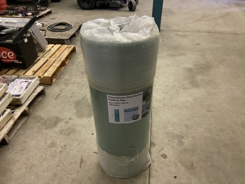 2025 Clear 131' x 3.3' Sheet Roofing Panels