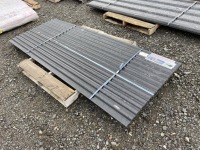 2025 Black 3' x 8' Metal Roof Panels, Qty. 30