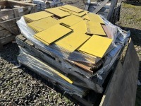 10" x 6" Yellow Floor Tile