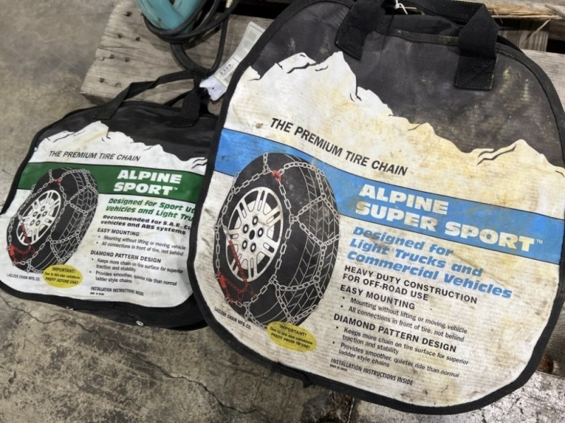 Alpine Tire Chains Set, Qty. 2