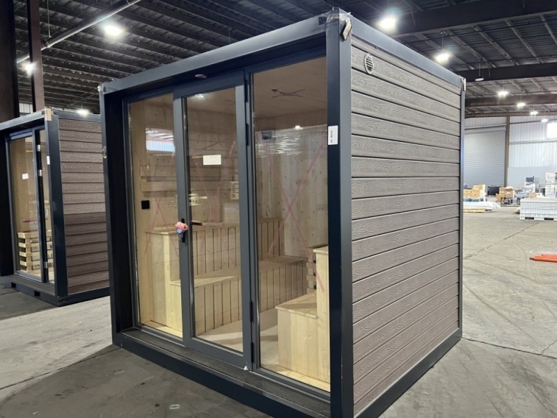 2025 9' Storage Container Sauna Room