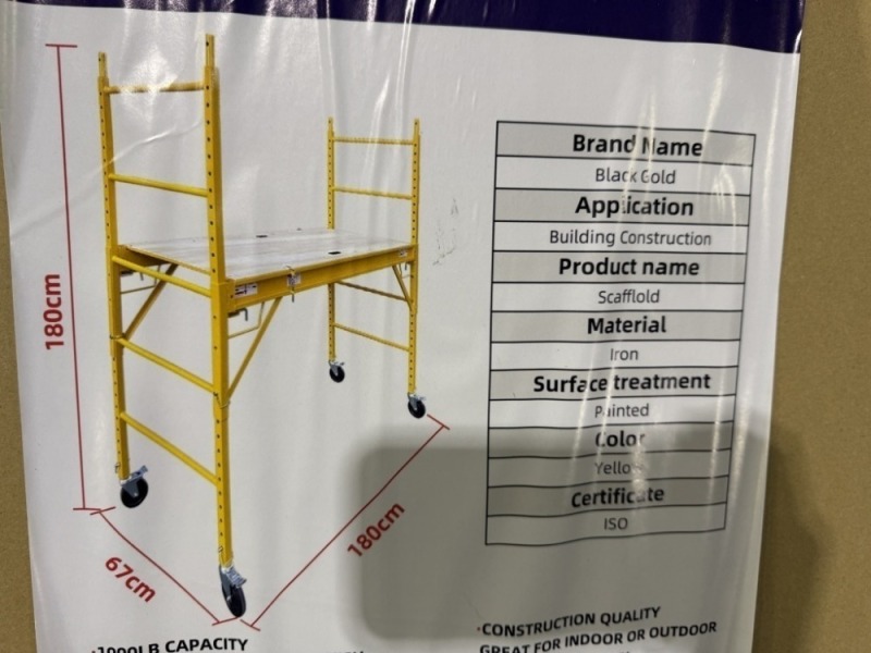 2025 Black Gold Multifunction Scaffold