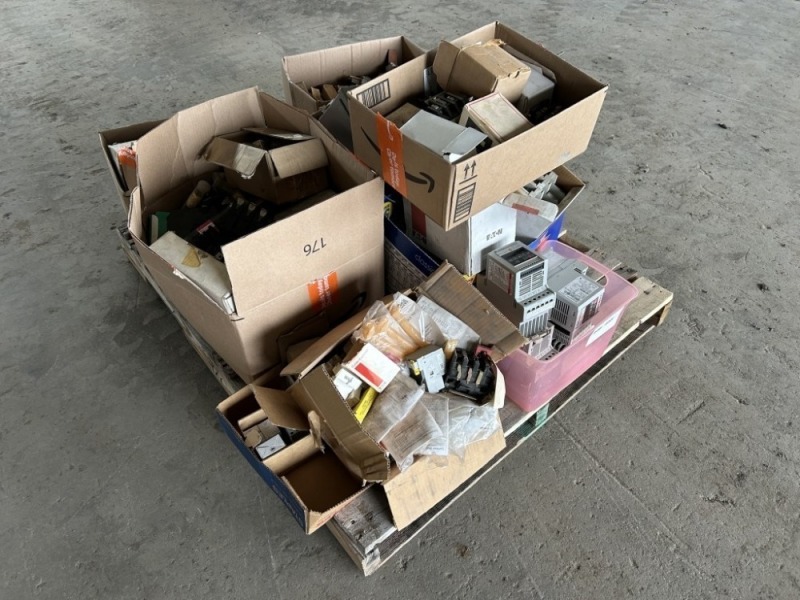 Assorted Motor Controls & Assorted Fuses
