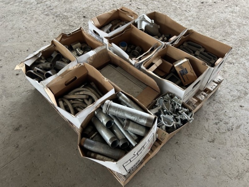 Assorted Rigid Conduit & Clamps
