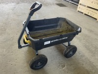 Gorilla 7 Cu. Ft. Poly Yard Dump Cart
