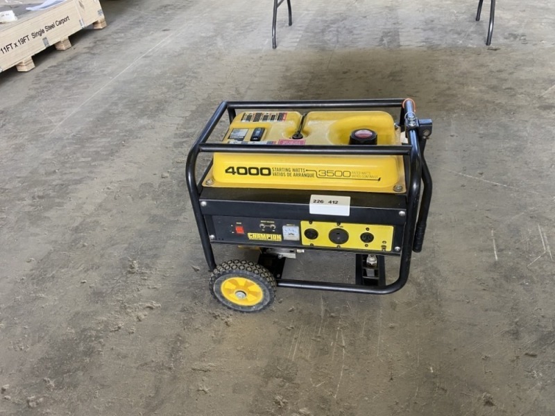 2013 Champion Portable Generator