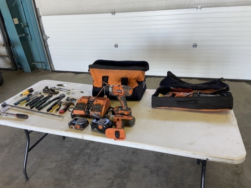 Ridgid Tool Bags w/Ridgid Power Tools