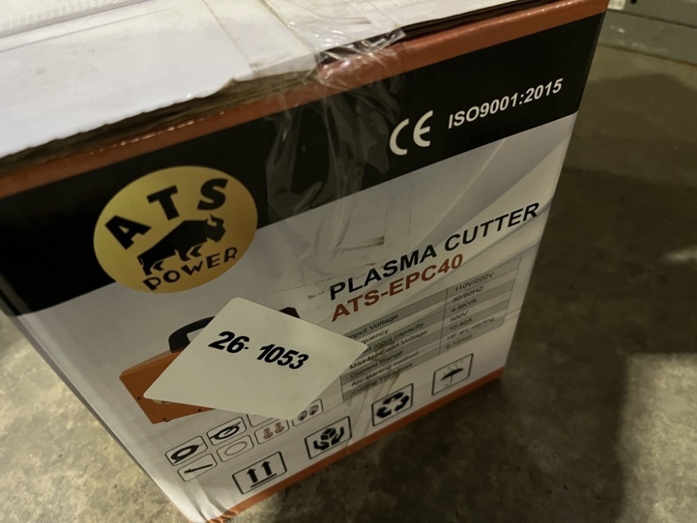 2025 ATS Power ATS-EPC40 Plasma Cutter | J. Stout Auction