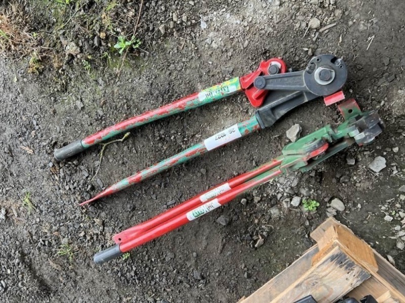 Ratcheting Rebar Cutters/Benders, Qty. 2