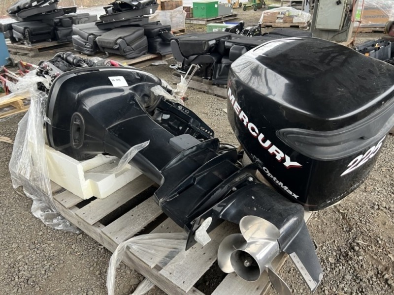 Mercury OptiMax Outboard Motors, Qty. 2