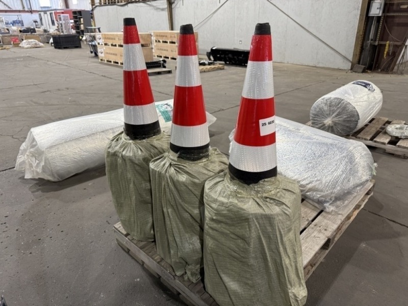 2025 Safety Traffic Cones, Qty. 60