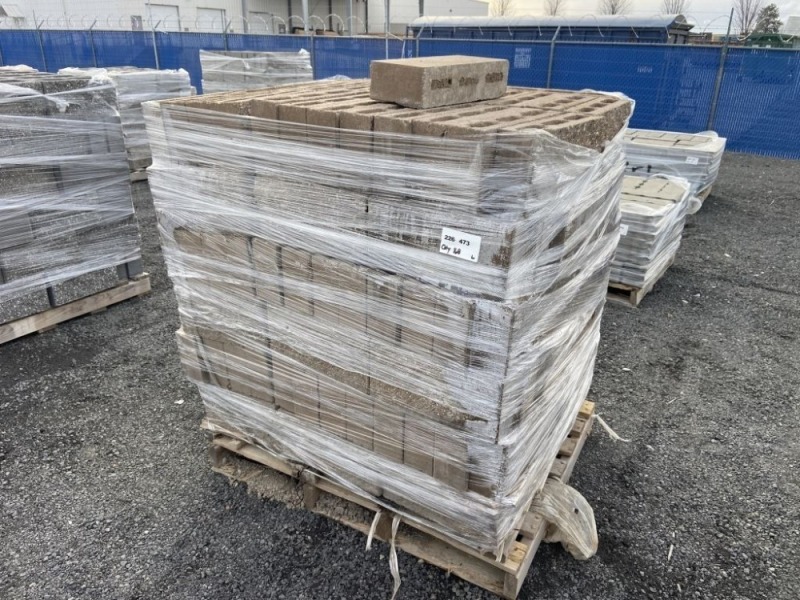 4" Split Face 3 Grid Blocks, Qty. 168
