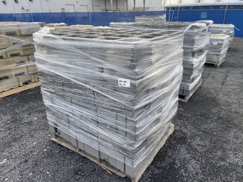 8" Split Face Standard Blocks, Qty. 90