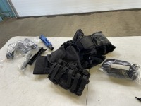Tactical Vest, Binoculars & Rifle Parts