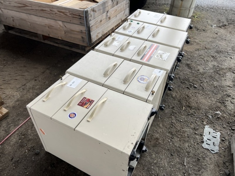 Portable Filing Cabinets w/Keys, Qty. 5