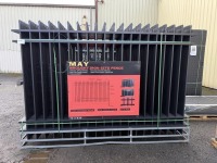 2025 Aboss Wrought Iron Fence Panels, Qty. 22
