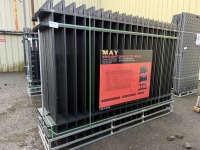 2025 Aboss Wrought Iron Fence Panels, Qty. 22