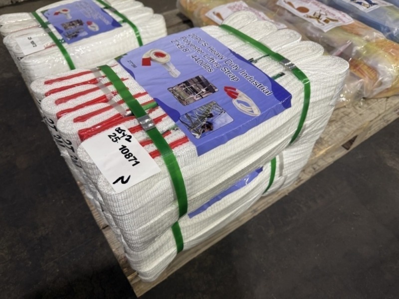 2025 Polyester Lifting Straps, Qty. 40