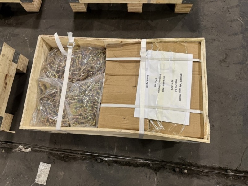 2025 Aboss Chains & Ratchet Binders, Qty. 5