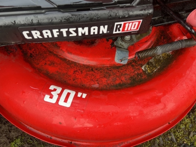 Craftsman R110 Rear Engine Riding Mower Craftsman R110 Ride On Mower | J. Stout Auction