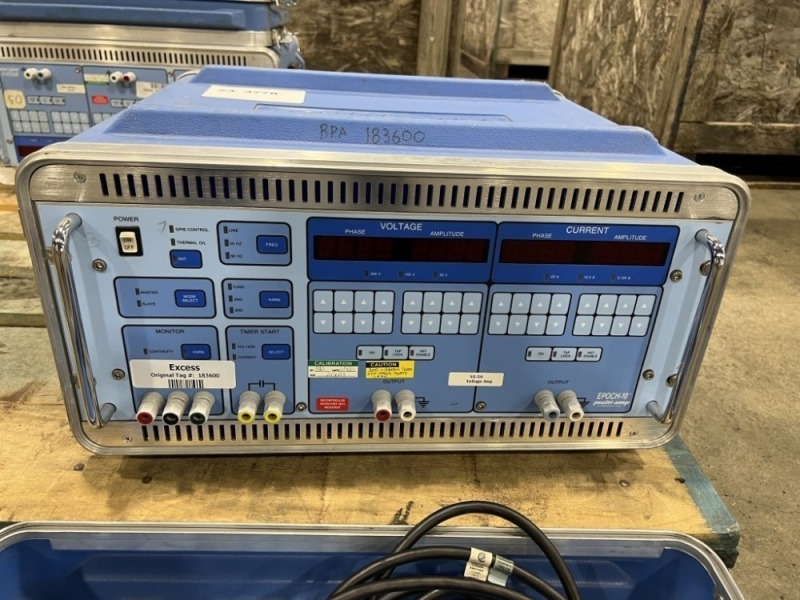 MultiAmp Epoch10 Relay Test Set J. Stout Auction