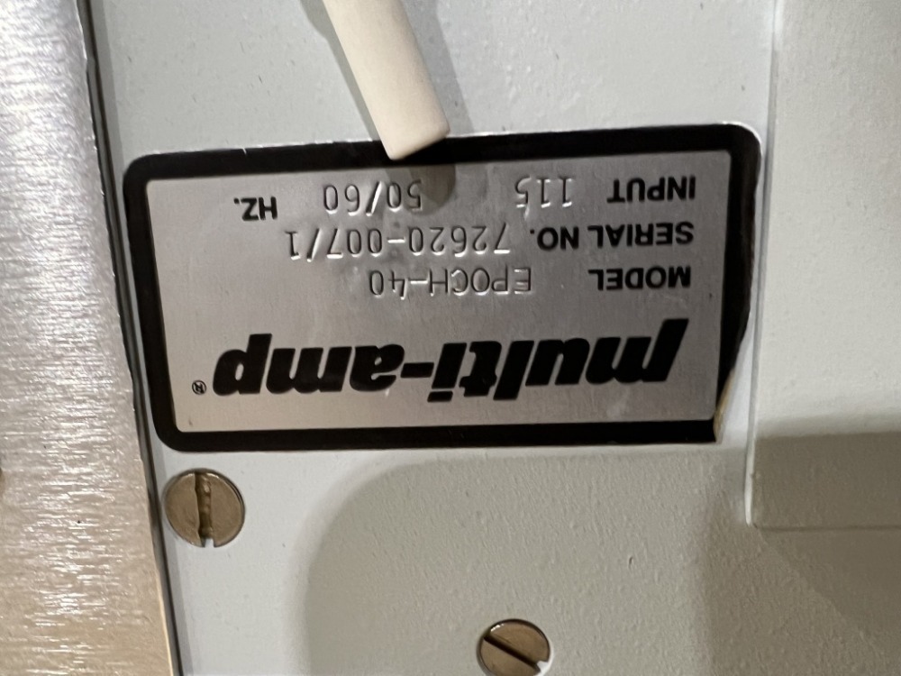 MultiAmp Epoch10 Relay Test Set J. Stout Auction