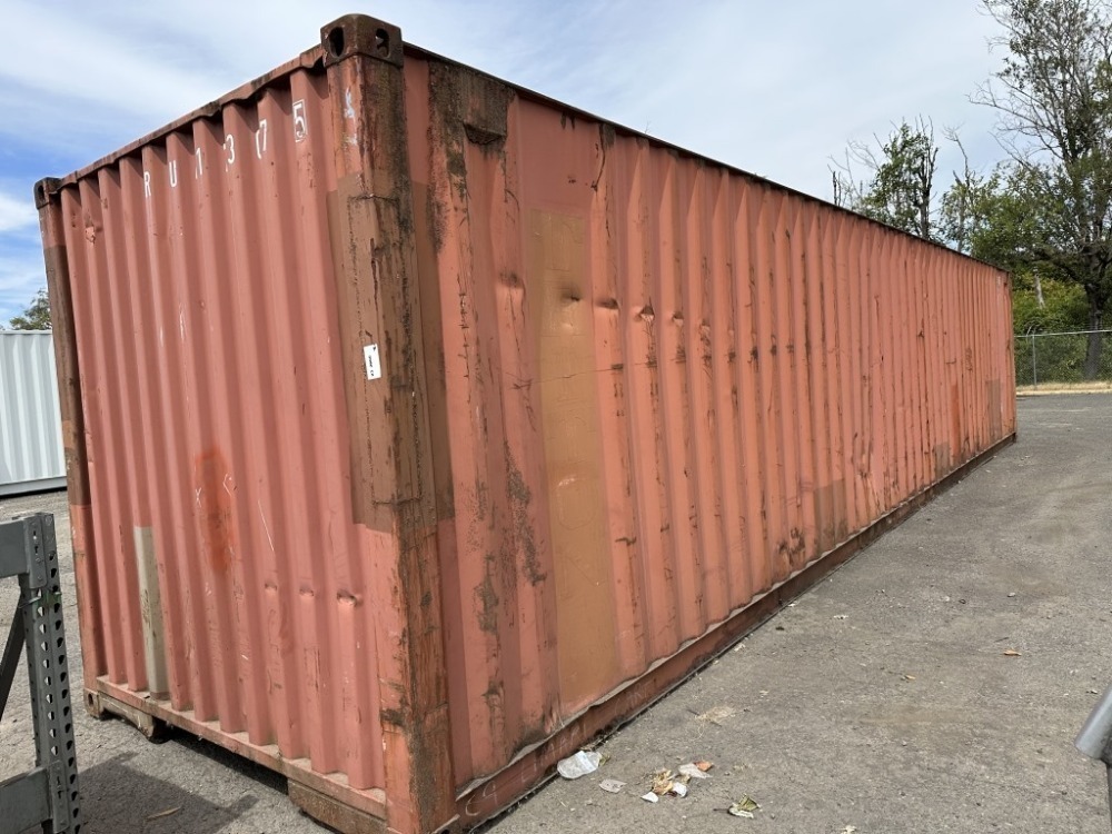 40' Storage Container | J. Stout Auction