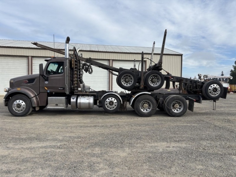 2022 Peterbilt 567 7 Axle Pole/Long Log Truck w/Tire Boss