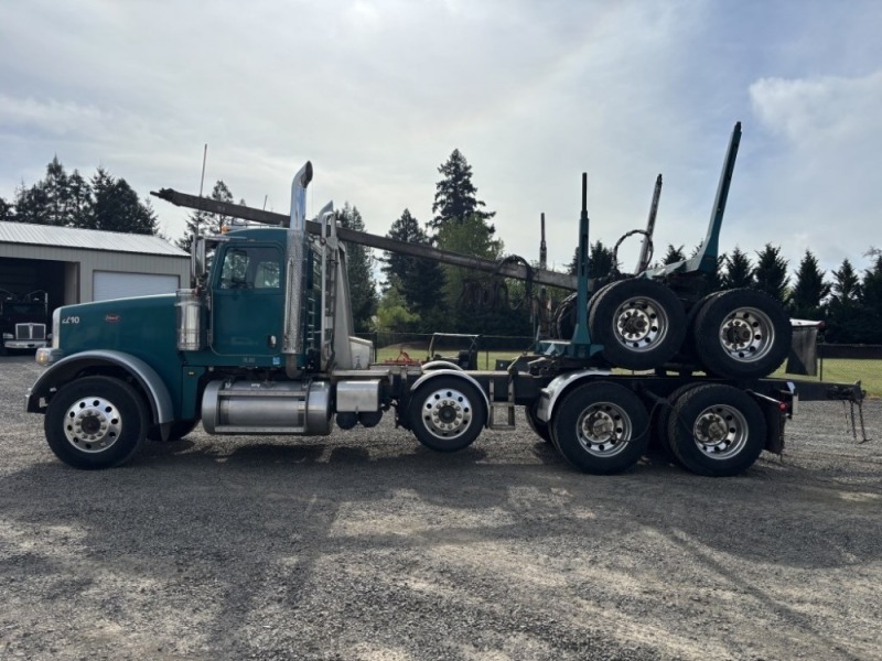 2018 Peterbilt 367 6 Axle Log Truck w/Tire Boss