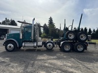2018 Peterbilt 367 6 Axle Log Truck w/Tire Boss