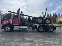 2013 Kenworth T800 5 Axle Long Log Truck w/Tire Boss