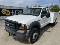 2006 Ford F450 XL SD Extra Cab Utility Truck