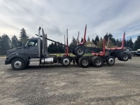 2019 Kenworth T880 7 Axle QC Short Log Truck w/Tire Boss